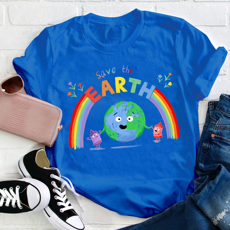 Save The Earth Teacher T-Shirt