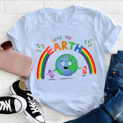 Save The Earth Teacher T-Shirt