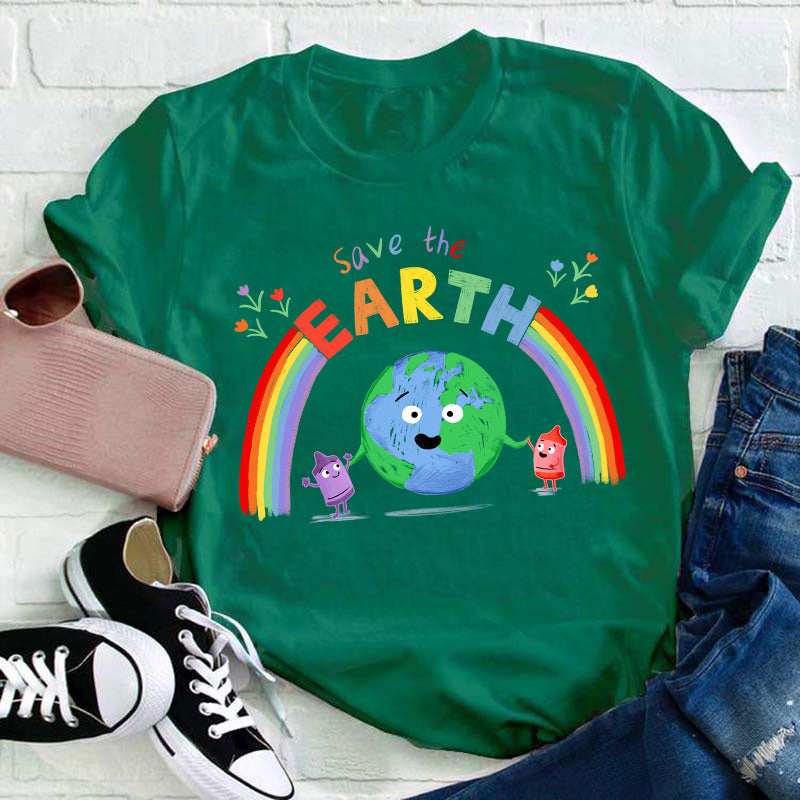 Save The Earth Teacher T-Shirt