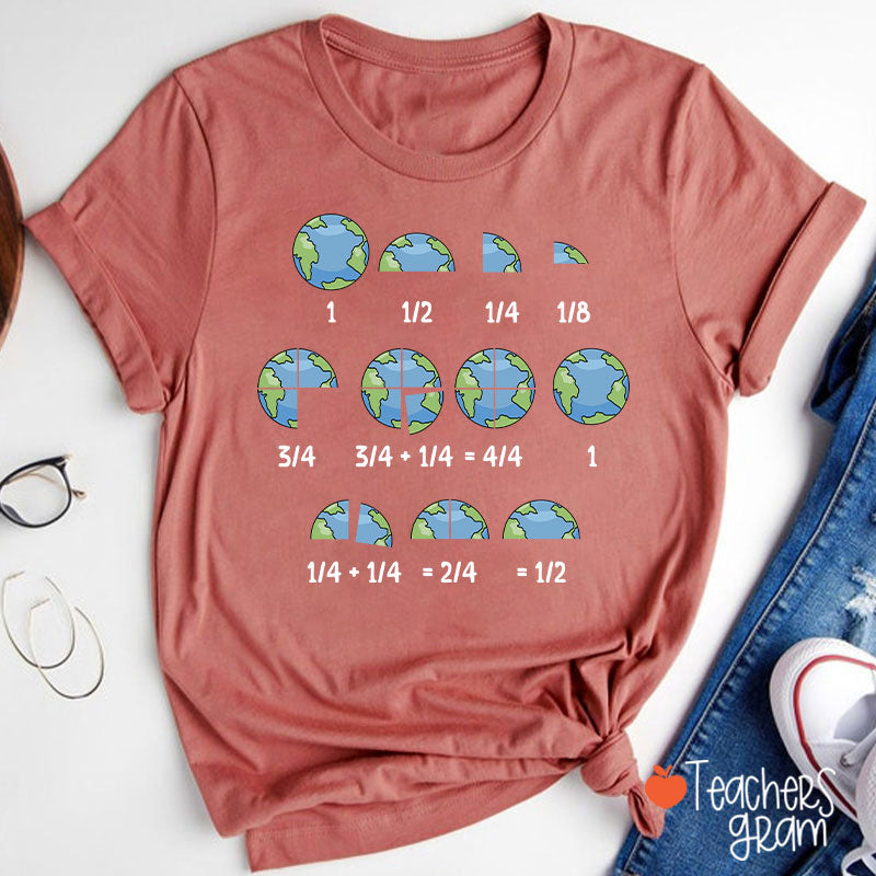 Earth Day Math Teacher T-Shirt