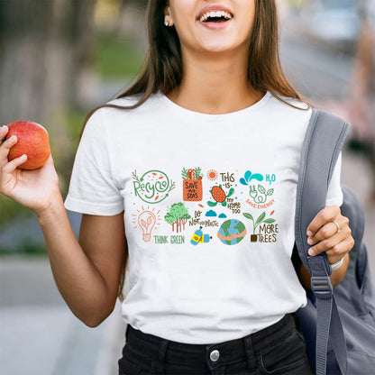 Save The Earth Day Teacher T-Shirt
