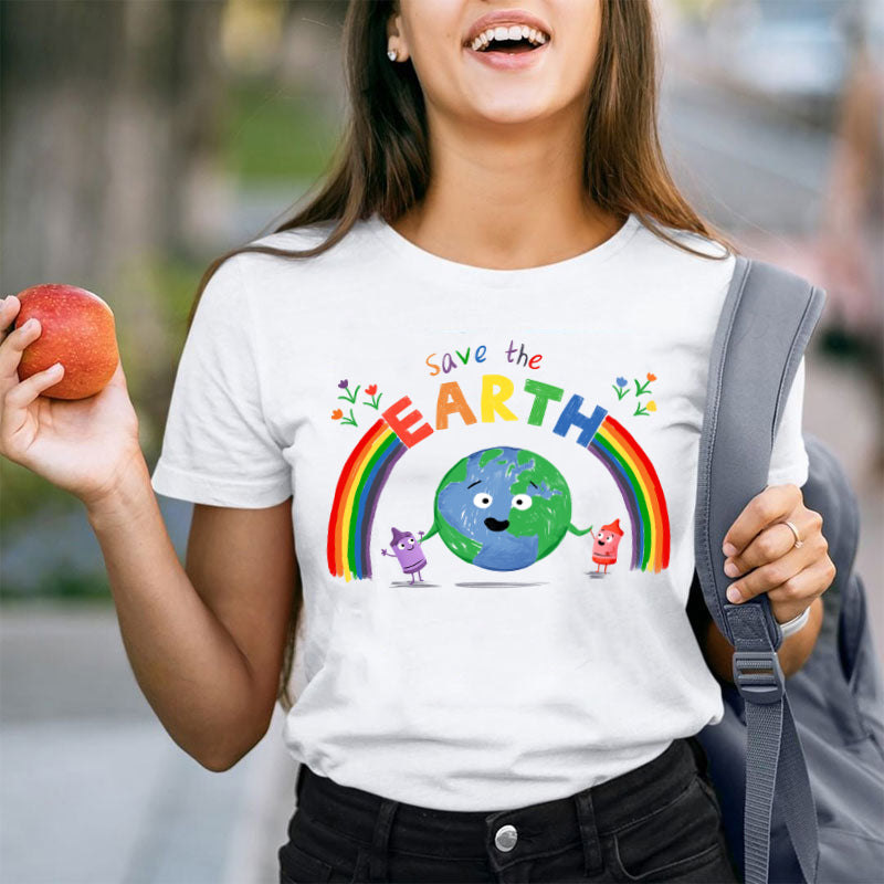 Save The Earth Teacher T-Shirt