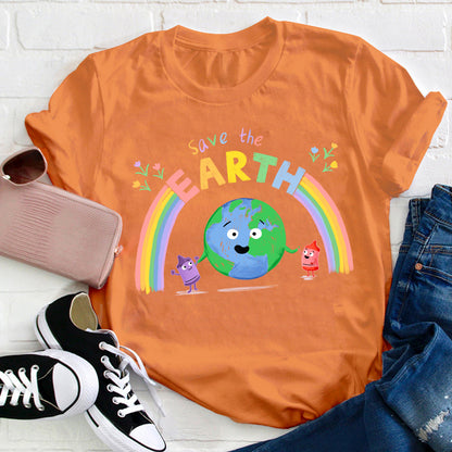 Save The Earth Teacher T-Shirt