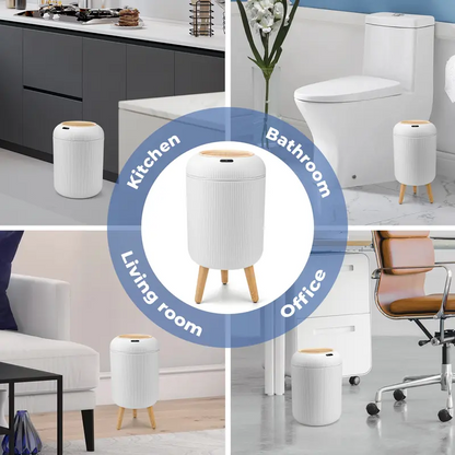 Smart Touchless Trash Can – Automatic Motion Sensor Waste Bin for Bathroom, Kitchen & Office