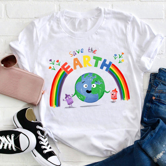 Save The Earth Teacher T-Shirt