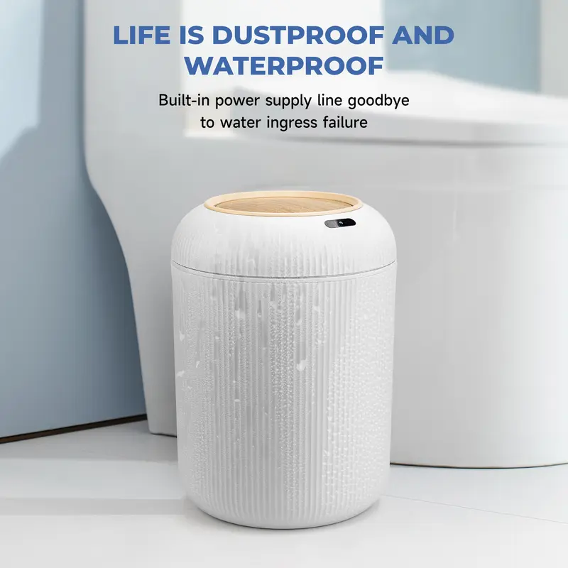 Smart Touchless Trash Can – Automatic Motion Sensor Waste Bin for Bathroom, Kitchen & Office