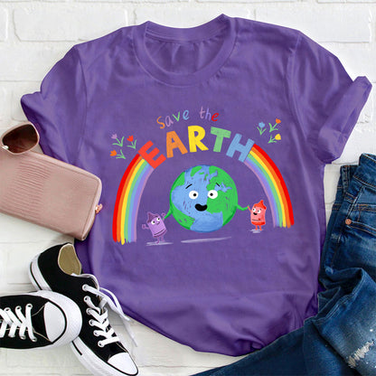 Save The Earth Teacher T-Shirt