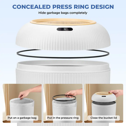 Smart Touchless Trash Can – Automatic Motion Sensor Waste Bin for Bathroom, Kitchen & Office