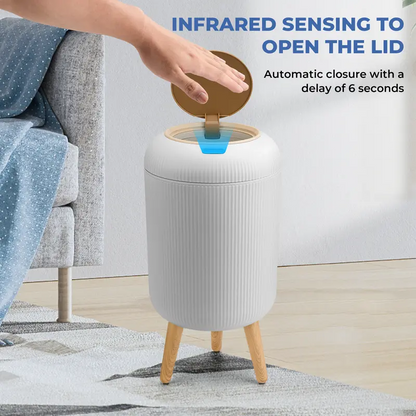 Smart Touchless Trash Can – Automatic Motion Sensor Waste Bin for Bathroom, Kitchen & Office