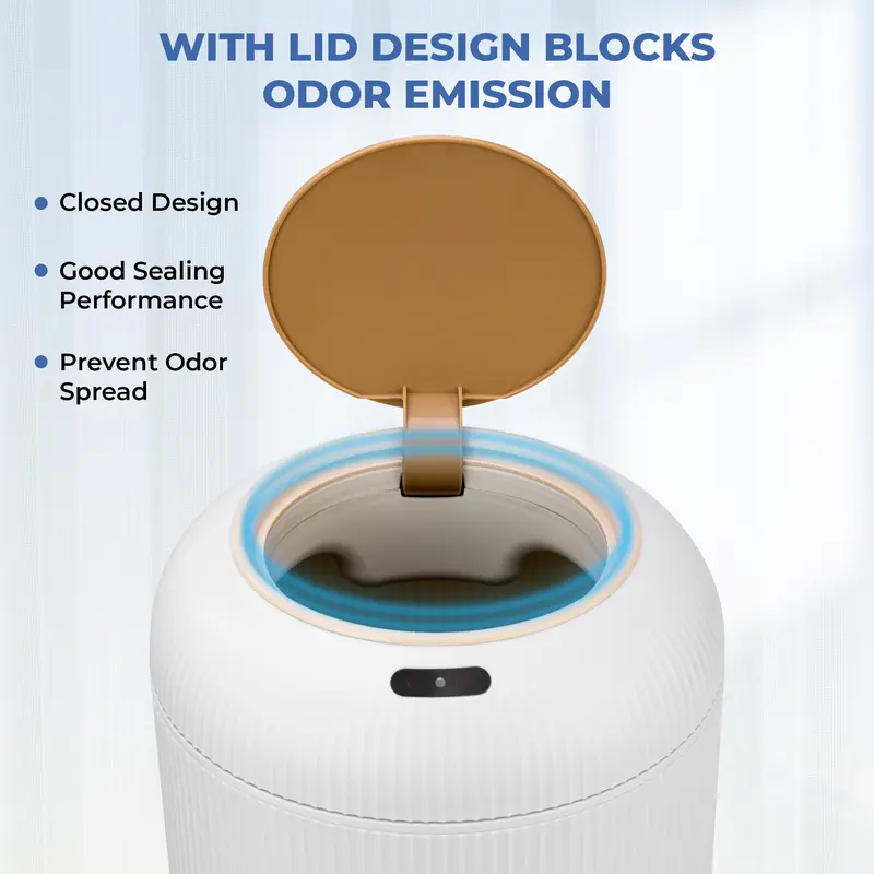 Smart Touchless Trash Can – Automatic Motion Sensor Waste Bin for Bathroom, Kitchen & Office